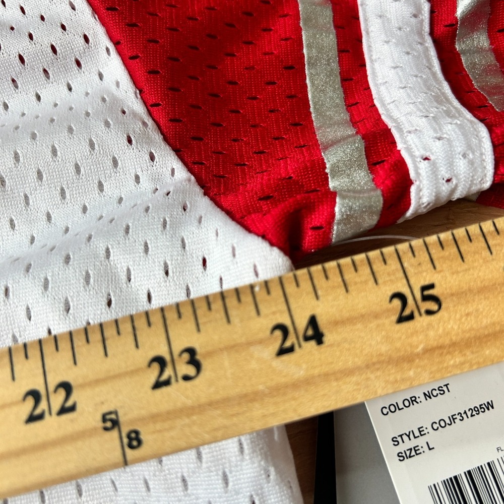 NEW NC State Wolfpack Womens Cropped Crew Jersey Large Colosseum Football Shirt - Picture 6 of 9